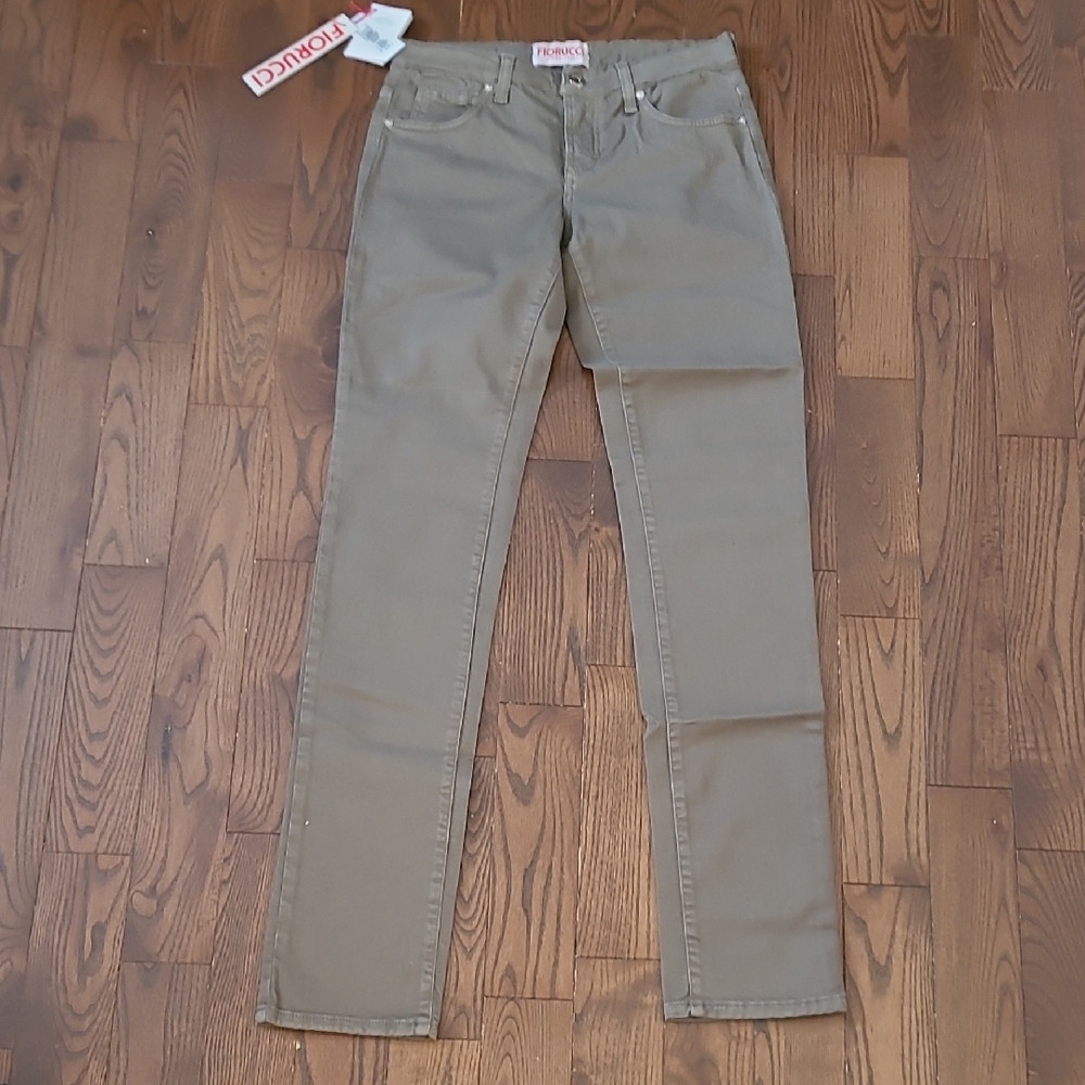 New Fiorucci Khaki Women Regular Jeans size 28